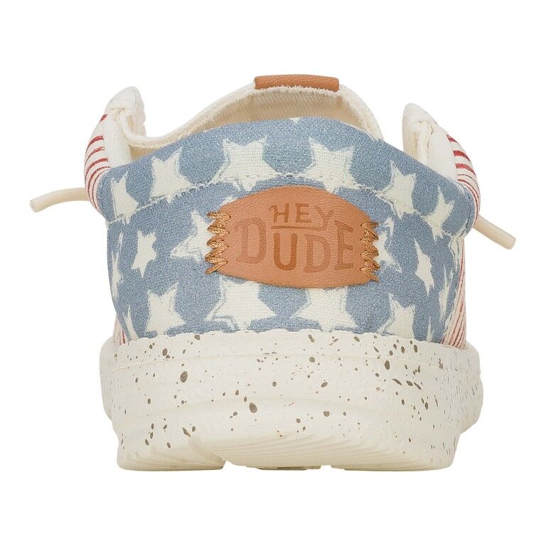 Hey Dude Boy's Wally Funk Americana Stars Shoe