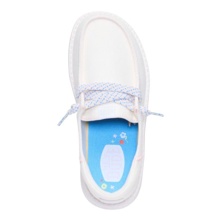 Hey Dude Youth Wendy Funk Friendship Lace Slip On Shoes