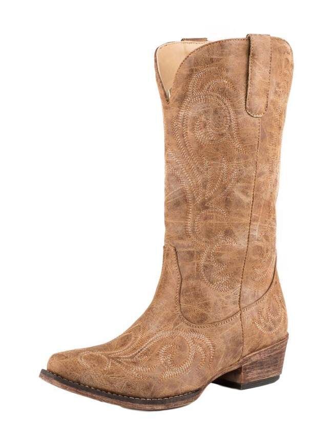 Roper Women's Fashion All Over Embroidery Cowboy Boot