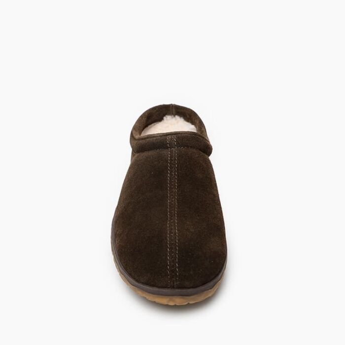 Minnetonka Men's Taylor Slipper in Chocolate