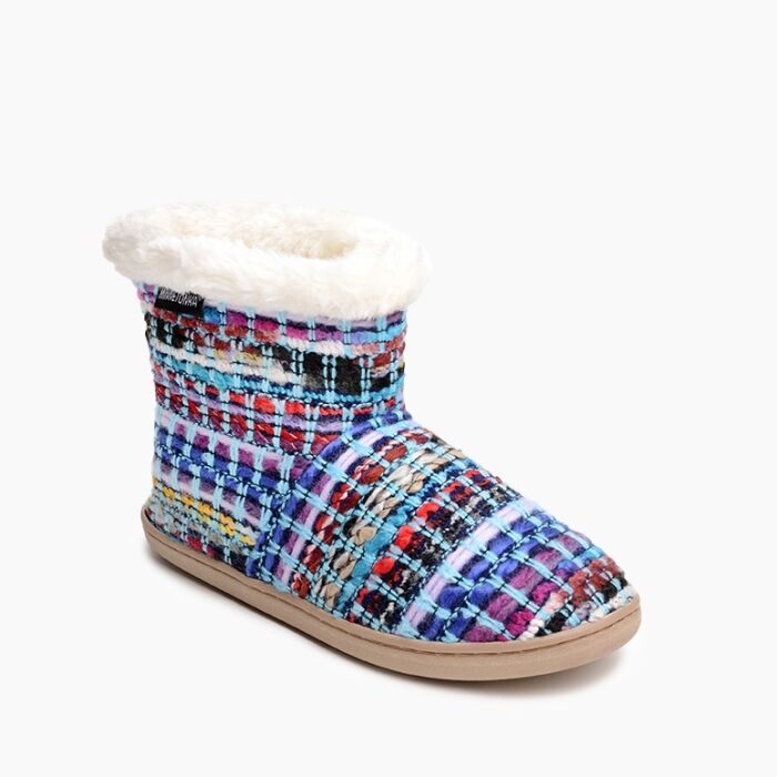 Minnetonka Women's Betty Slipper in Turquoise Multi