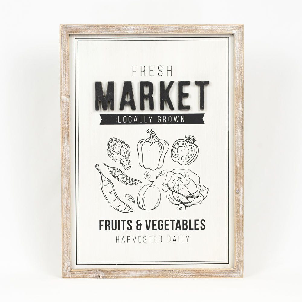 Adams & Co. Reversible Wood Frame Sign - Thumbnail 4