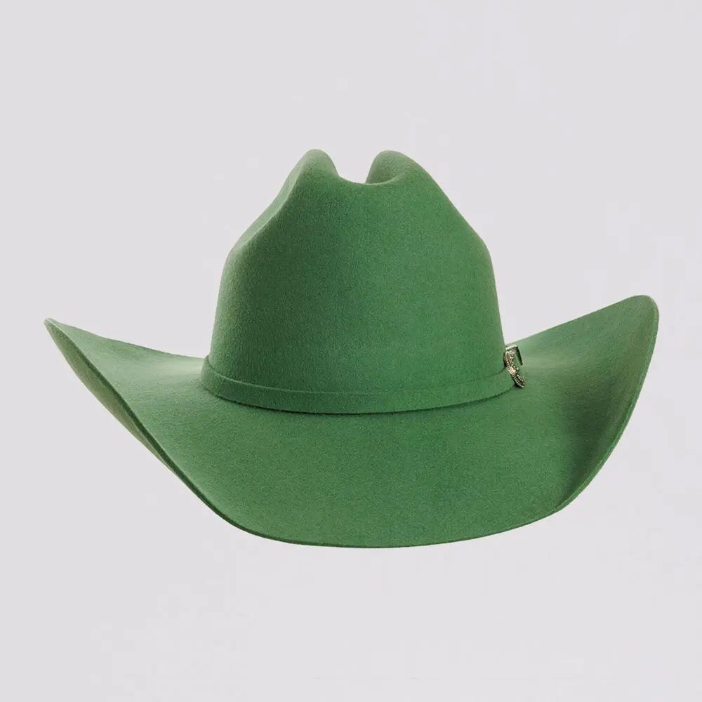 American Hat Makers Women's Cattleman Felt Cowgirl Hat in Olive