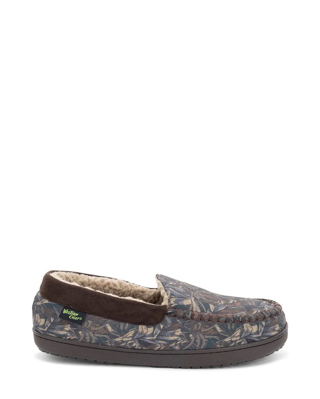 Western Chief Men's Linden Corn Camo Moc Slipper