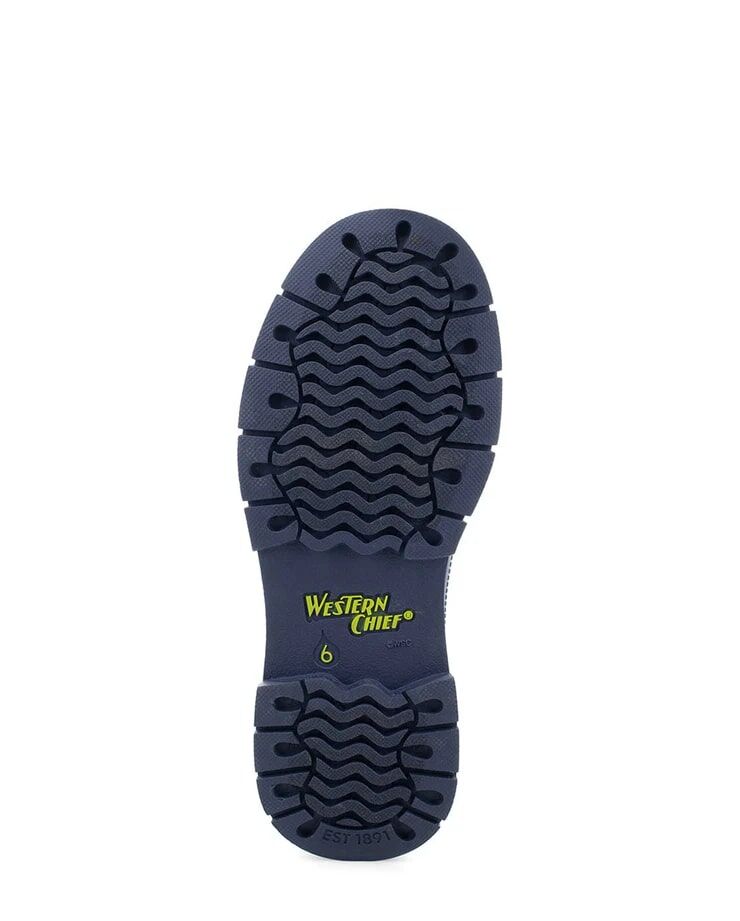 Western Chief Women's Paisley Chelsea Rain Boot in Blue