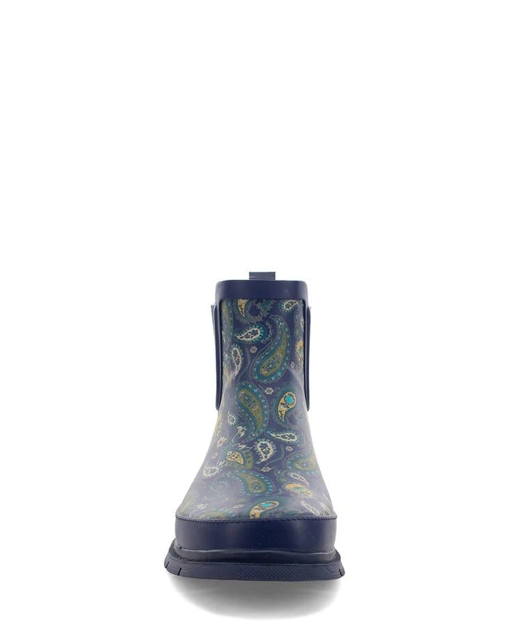 Western Chief Women's Paisley Chelsea Rain Boot in Blue