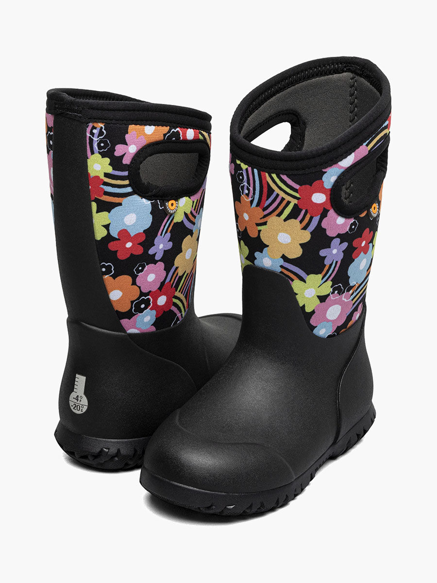 Bogs Kids' York Groovy Rainbow 3 Season Boots