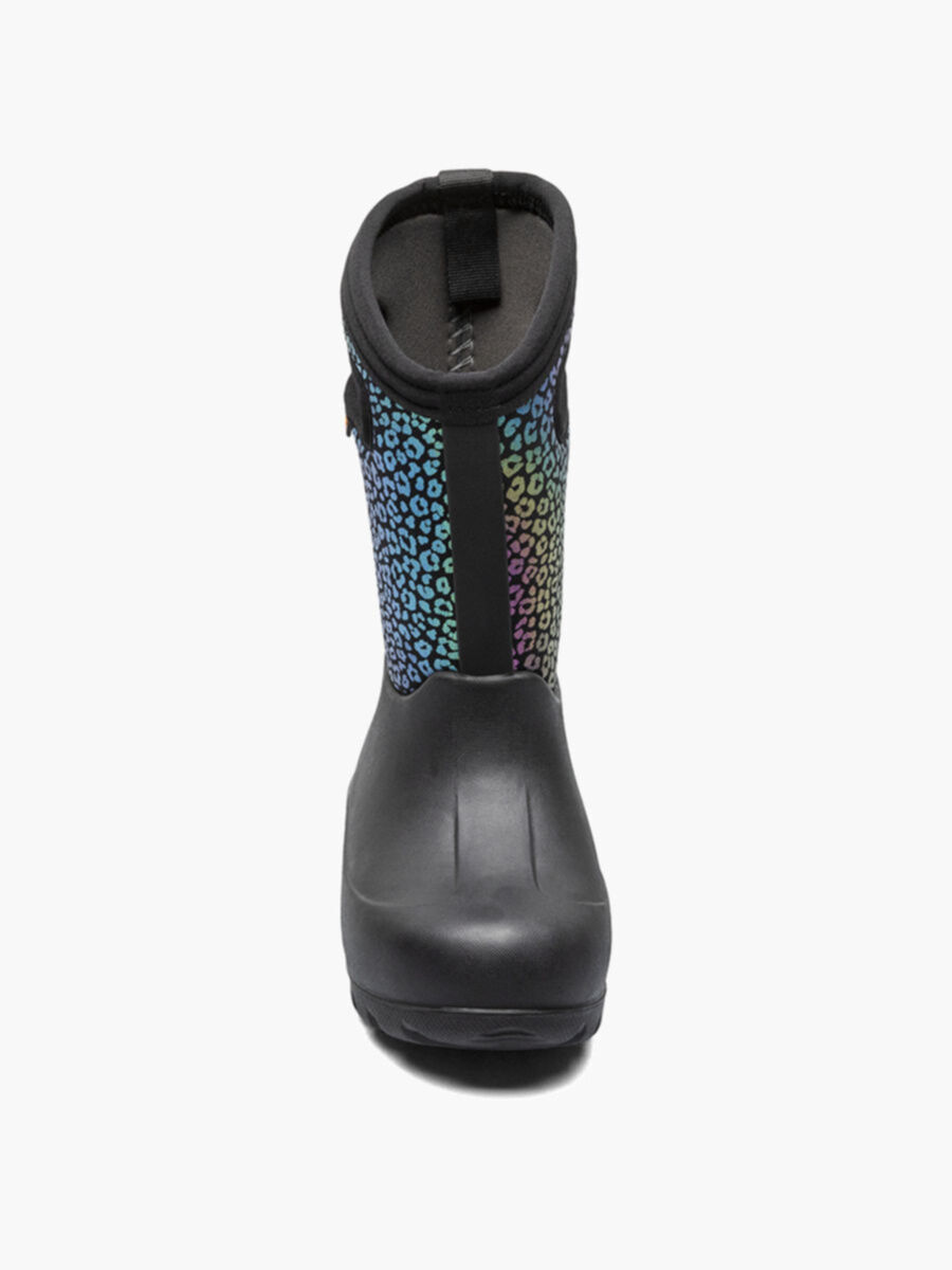 Bogs Kids' Neo-Classic Rainbow Leopard Season Boots