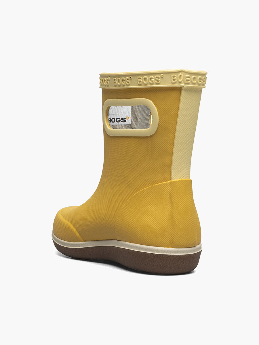 Bogs Kids' Skipper II Solid Rainboots in Mustard
