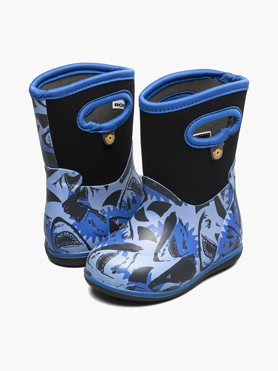 Bogs Kids' Baby Classic Sharks Baby Boots