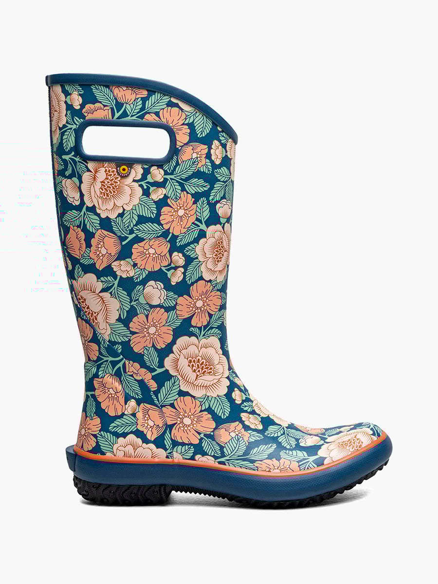 Bogs Women's Tapestry Floral Rainboots in Navy