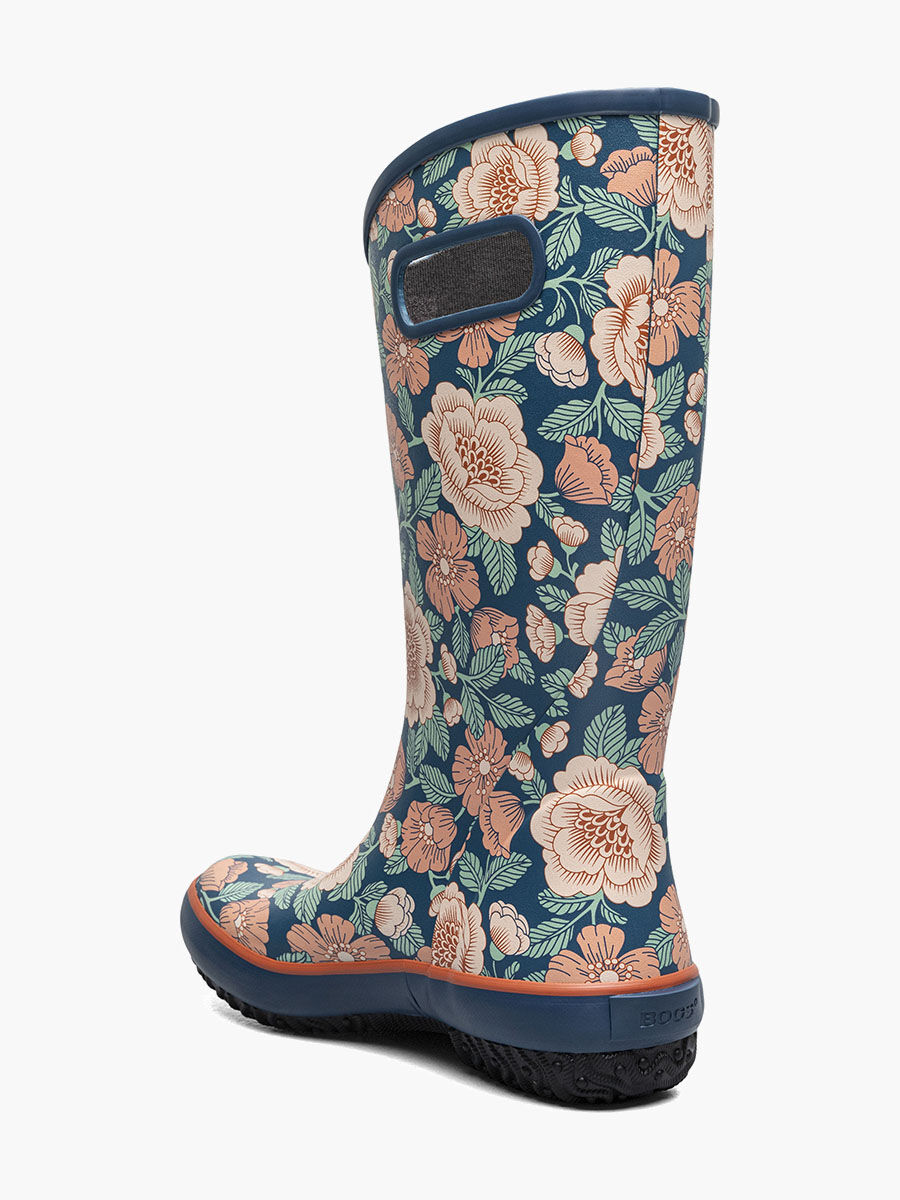 Bogs Women's Tapestry Floral Rainboots in Navy