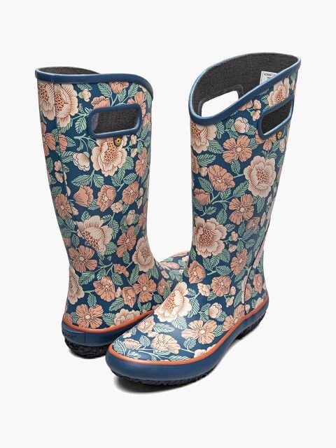 Bogs Women's Tapestry Floral Rainboots in Navy