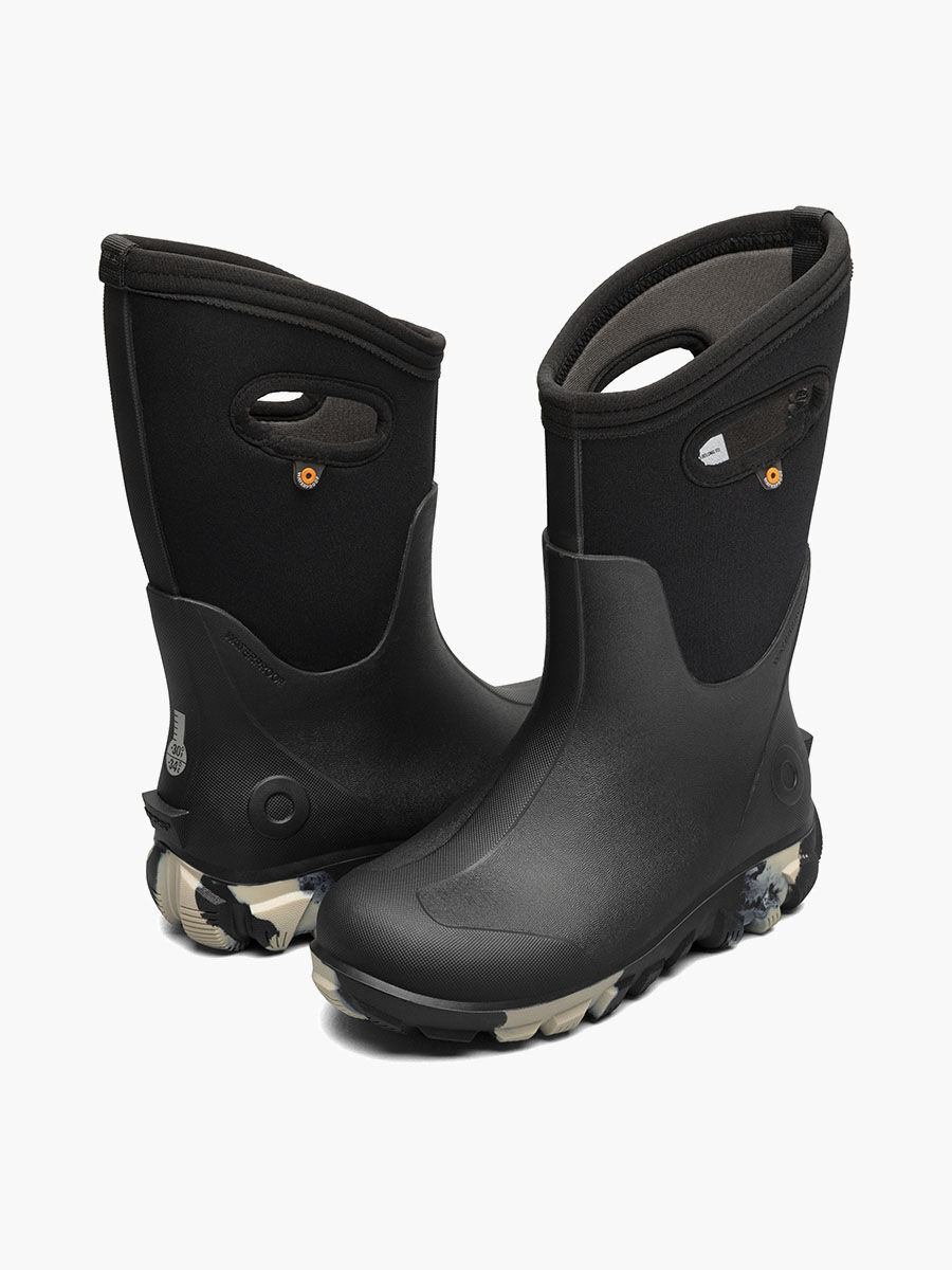 Bogs Kids' Classic Seamless Marble Winter Boots