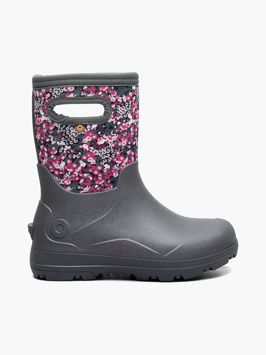 Bogs Kids' York Seamless Impressionist Floral Rain Boots