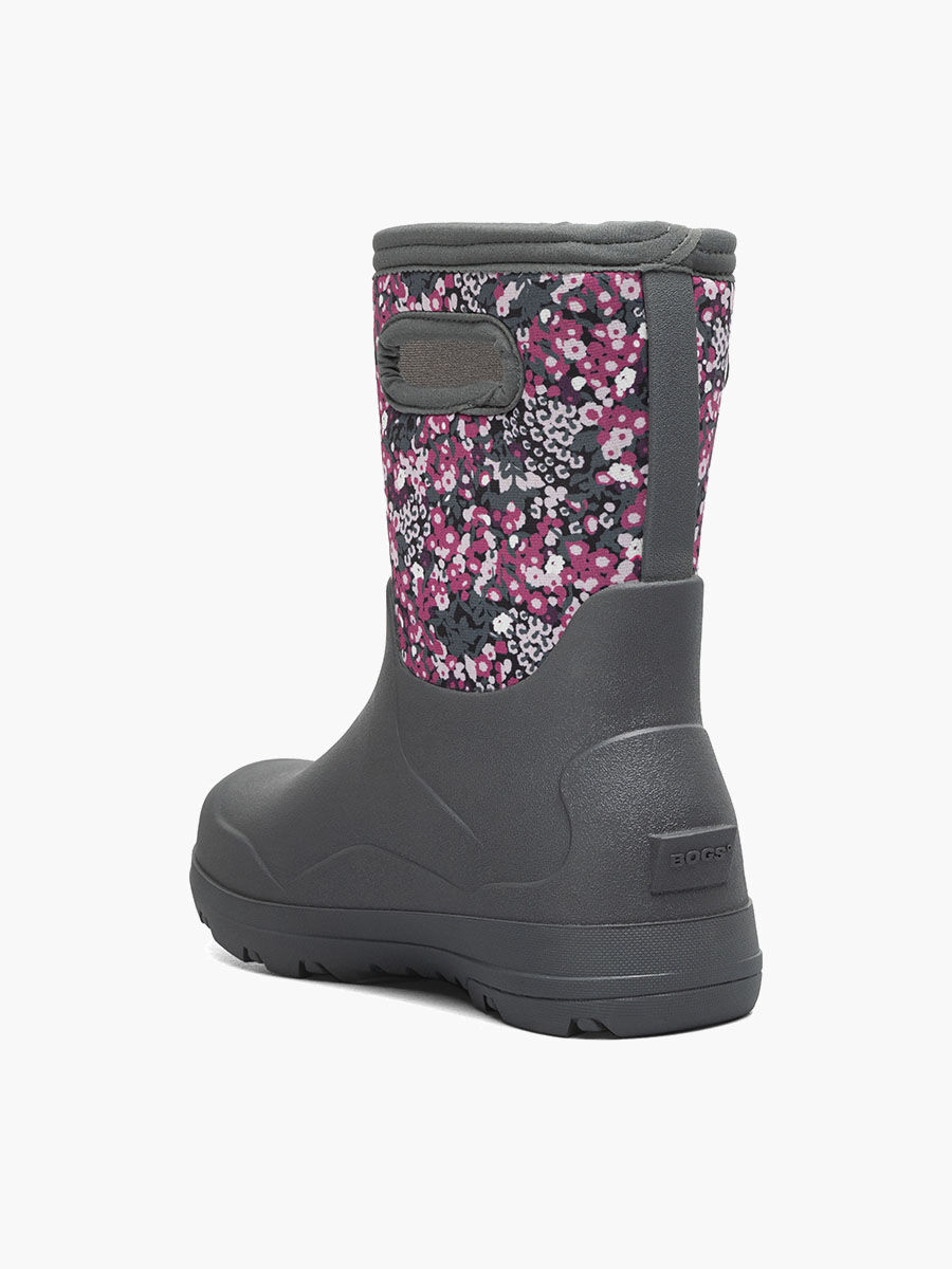 Bogs Kids' York Seamless Impressionist Floral Rain Boots