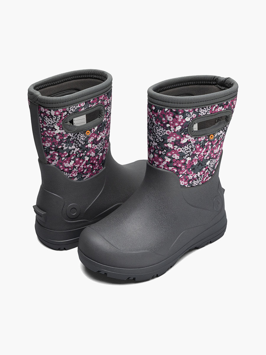 Bogs Kids' York Seamless Impressionist Floral Rain Boots