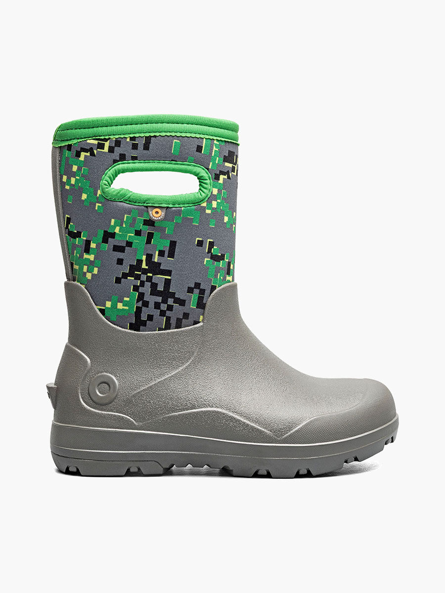 Bogs Kids' York Seamless Crafted Camo Winter Boots