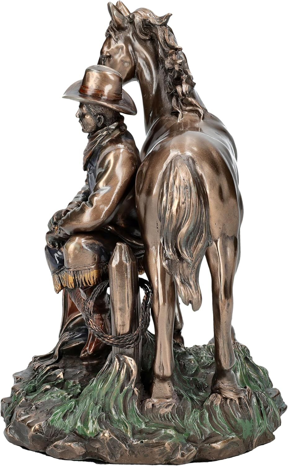 Pacific Trading Cowboy Tranquility Statue, 7-In