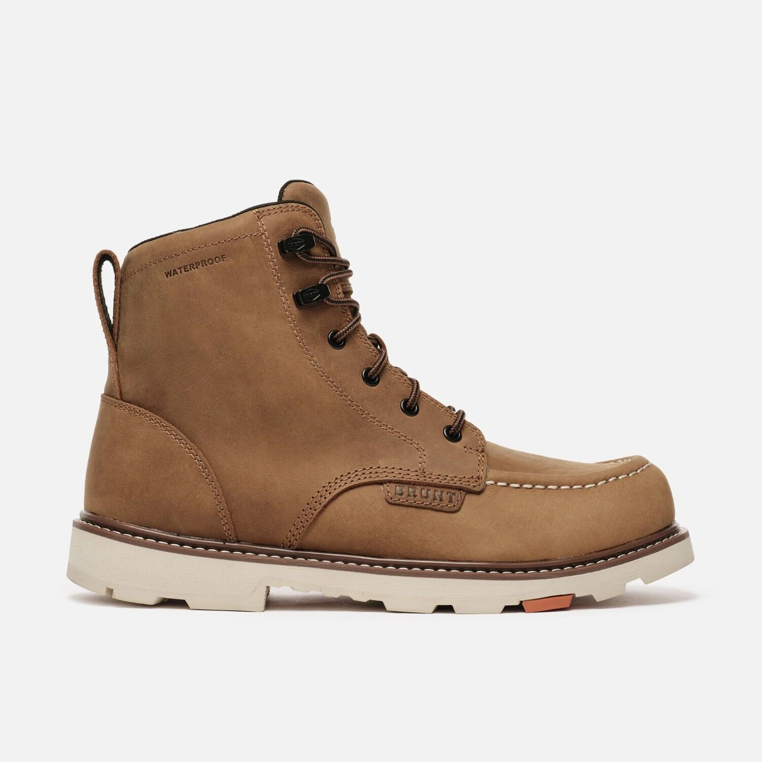BRUNT Men's The Marin 90° Heel Waterproof Soft Toe Work Boot