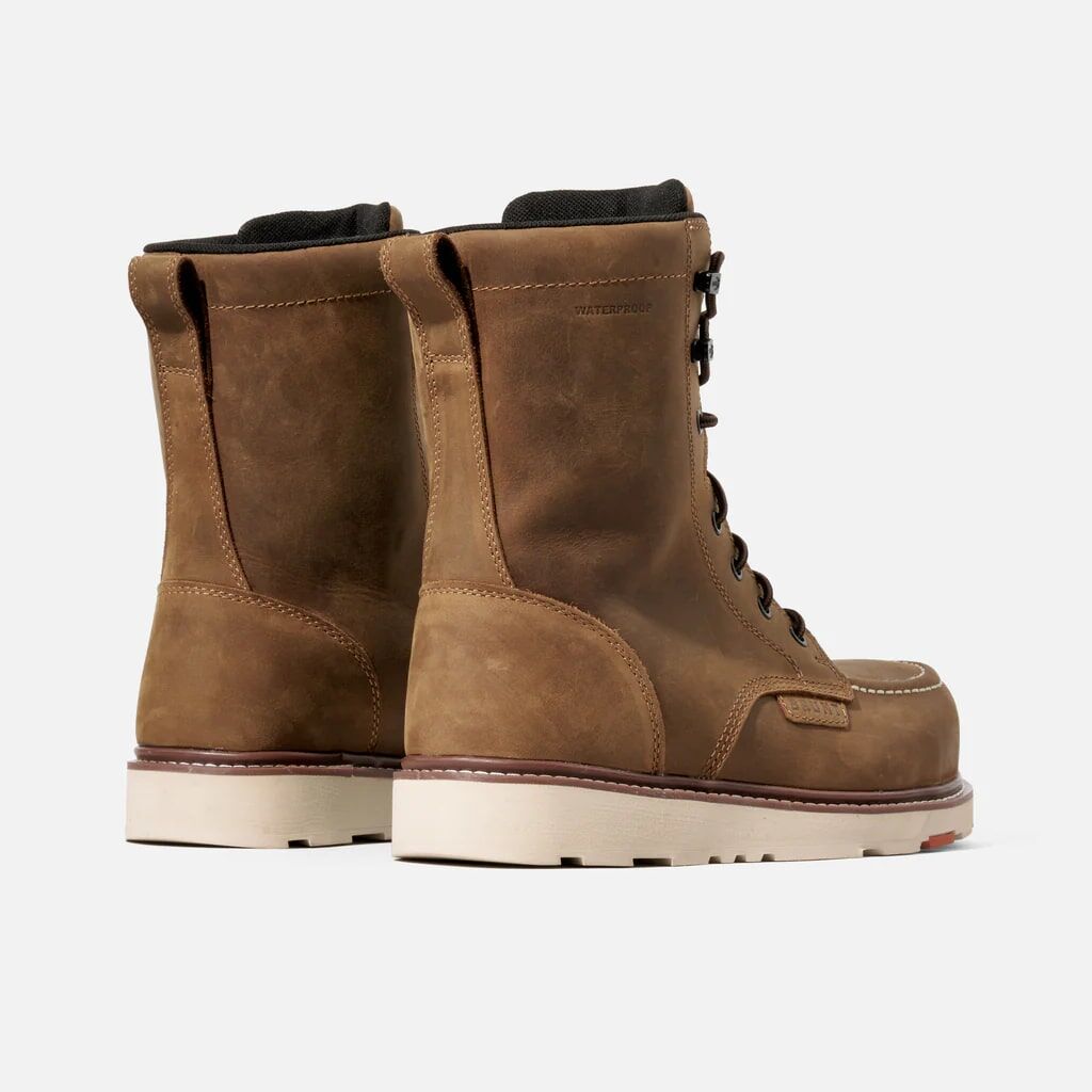 BRUNT Men's The Marin 8-In Waterproof Soft Toe Boot