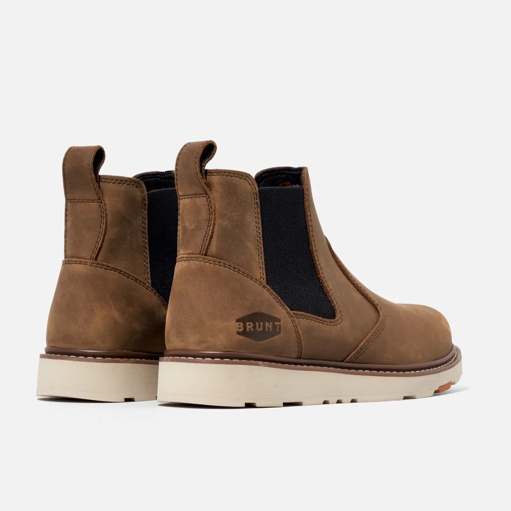 BRUNT Men's The Ohman Soft Toe Slip On Work Boot