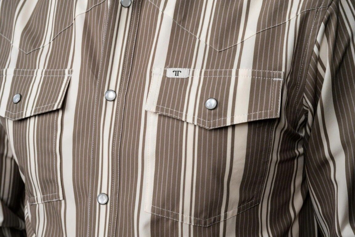 Ferrell Men's The Atlas Long Sleeve Snap Shirt