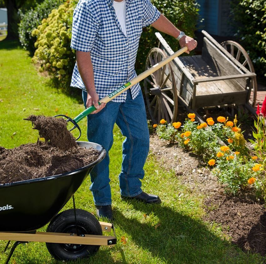 Union Tools 4-Tine Manure Fork, 60-In