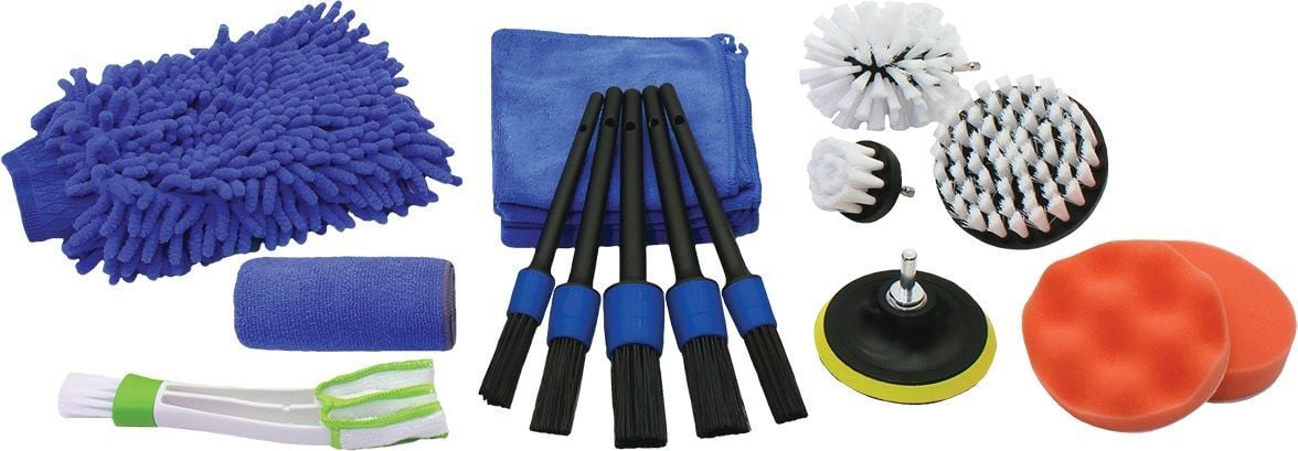 Grip On Tools Power Drill Auto Detailing Kit, 18-Pc
