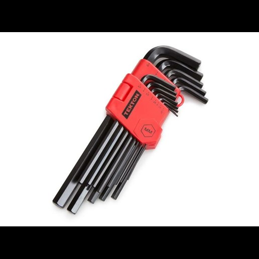 Tekton Long Arm Hex Key Wrench Set - 1.27 - 10 mm