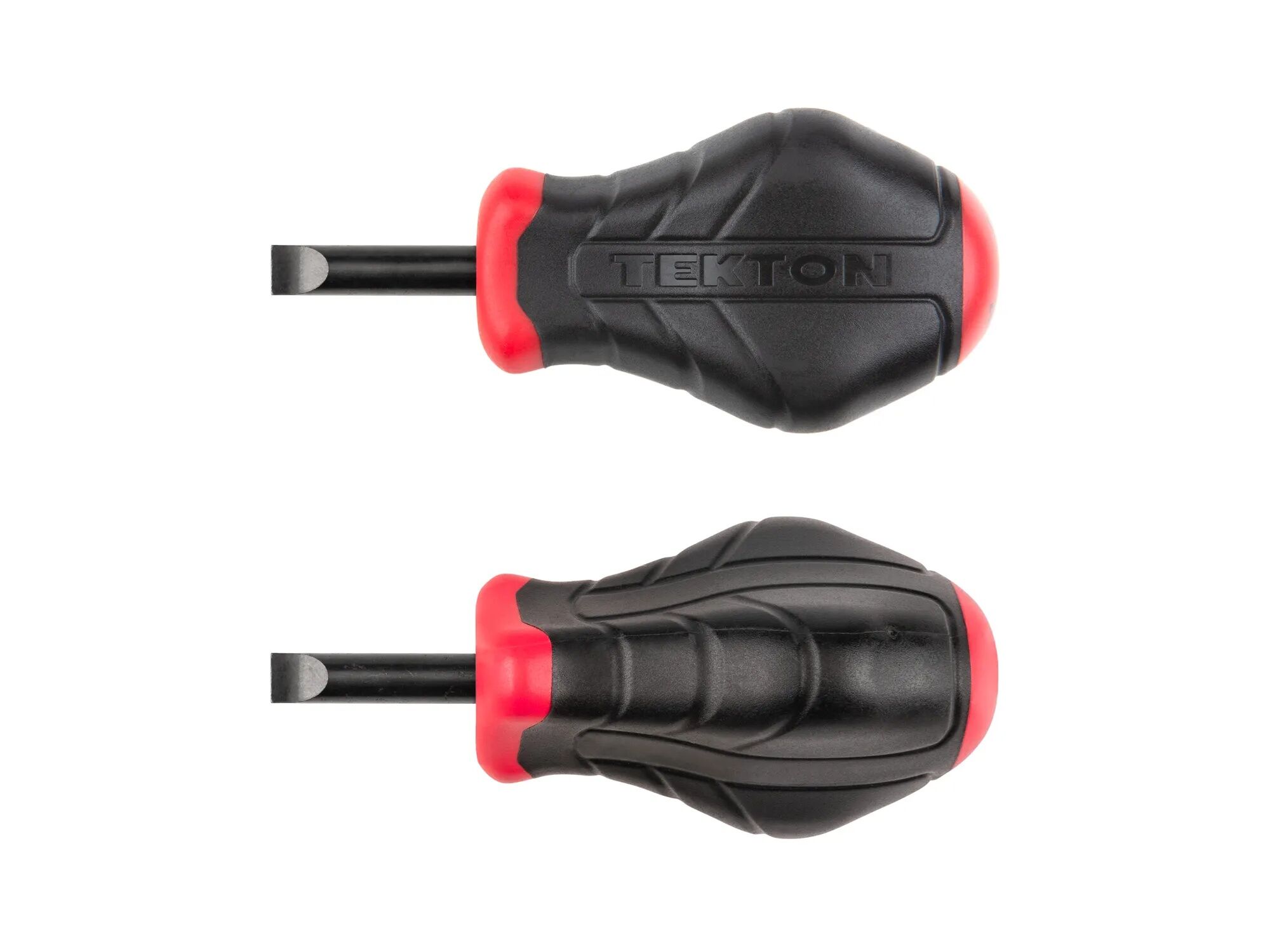 Tekton Stubby Slotted High-Torque Black Oxide Blade Screwdriver, 1/4-In