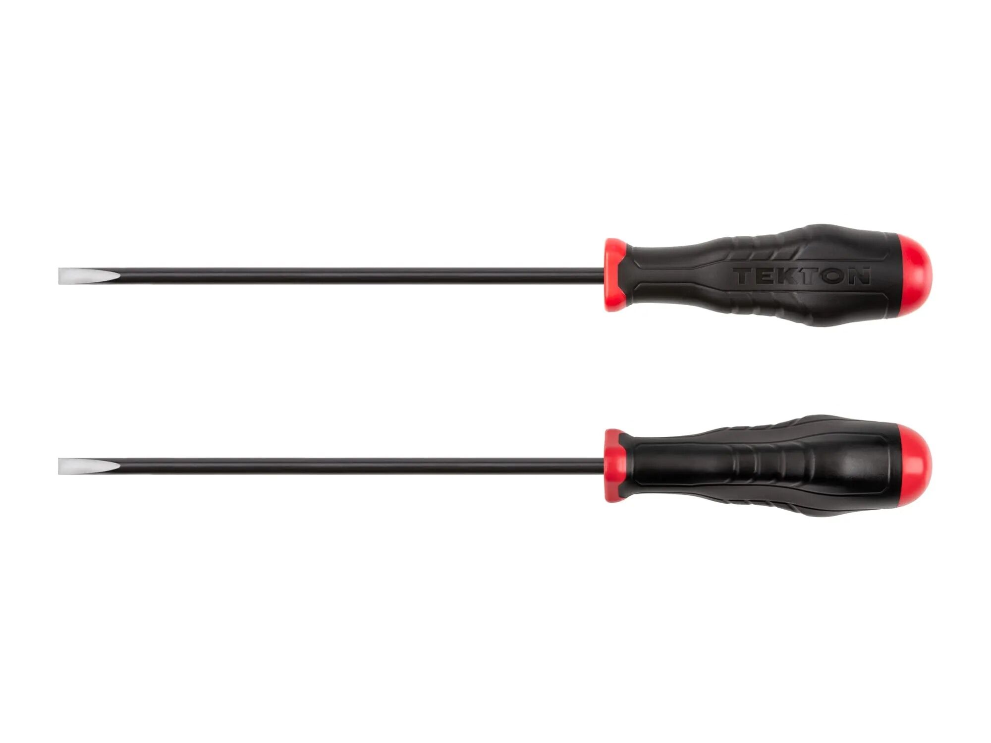 Tekton Long 1/4-In Slotted High-Torque Black Oxide Blade Screwdriver