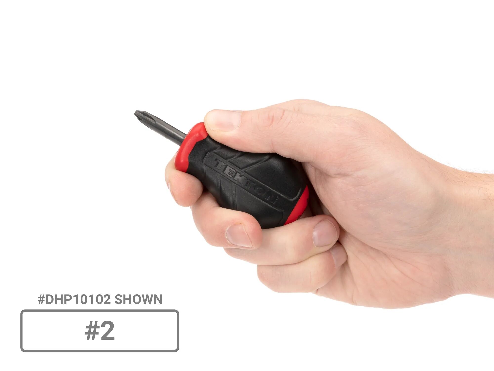 Tekton Stubby High-Torque Black Oxide Blade Screwdriver Set, #2, 1/4-In, 2-Pc