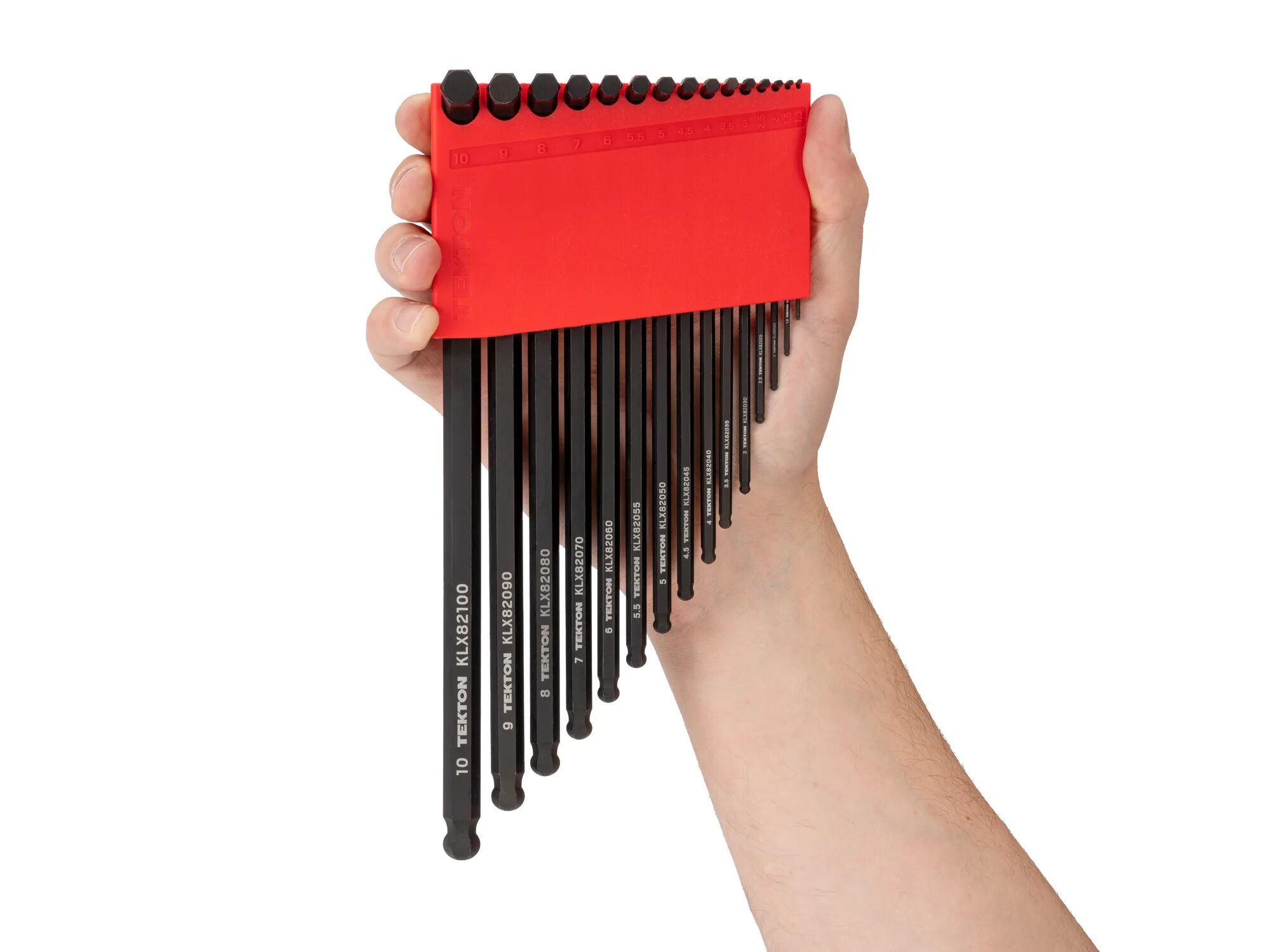 Tekton Ball End Hex L-Key Set With Holder, 15-Pc