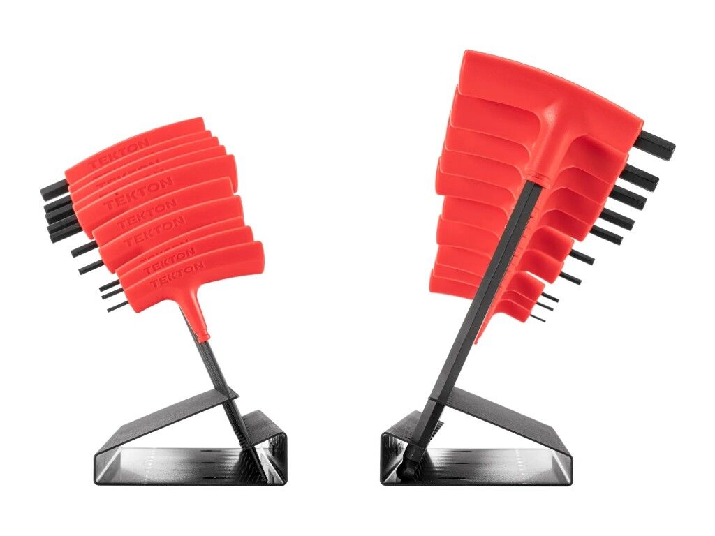 Tekton Ball End Hex T-Handle Key Set with Stand, 10-Pc