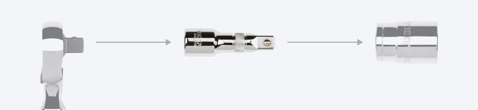 Tekton Socket Extension, 1/2-In Drive x 3-In