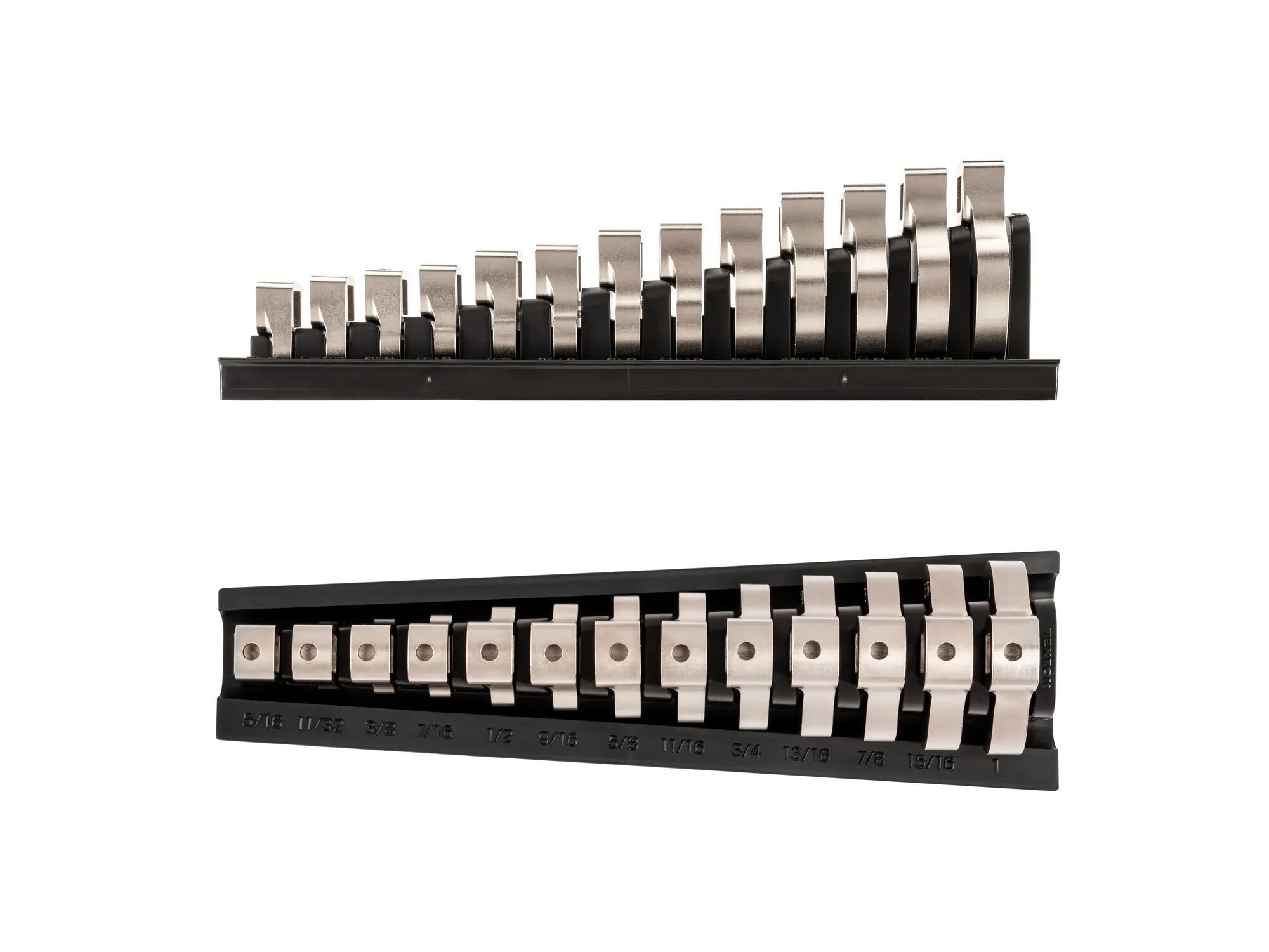 Tekton 3/8-In Drive Crowfoot Wrench Set With Rack, 13-Pc, 5/16-1-In