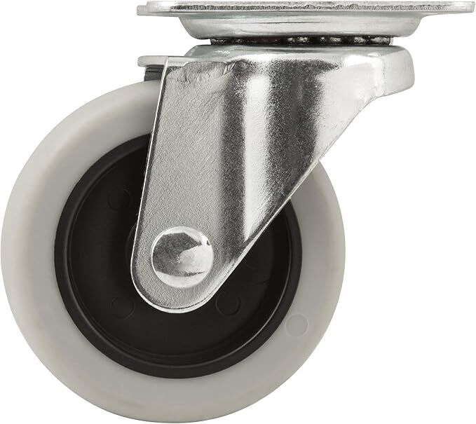Precision Casters + Wheels 3-In Swivel Non-Marking TPR Caster