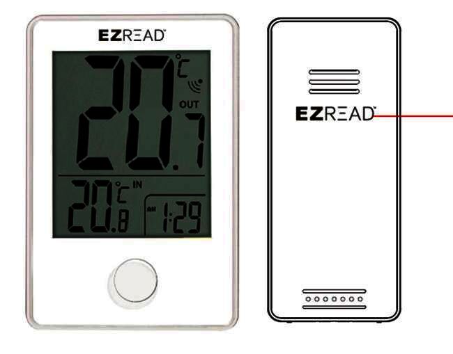 EZ Read Small Digital Thermometer - White