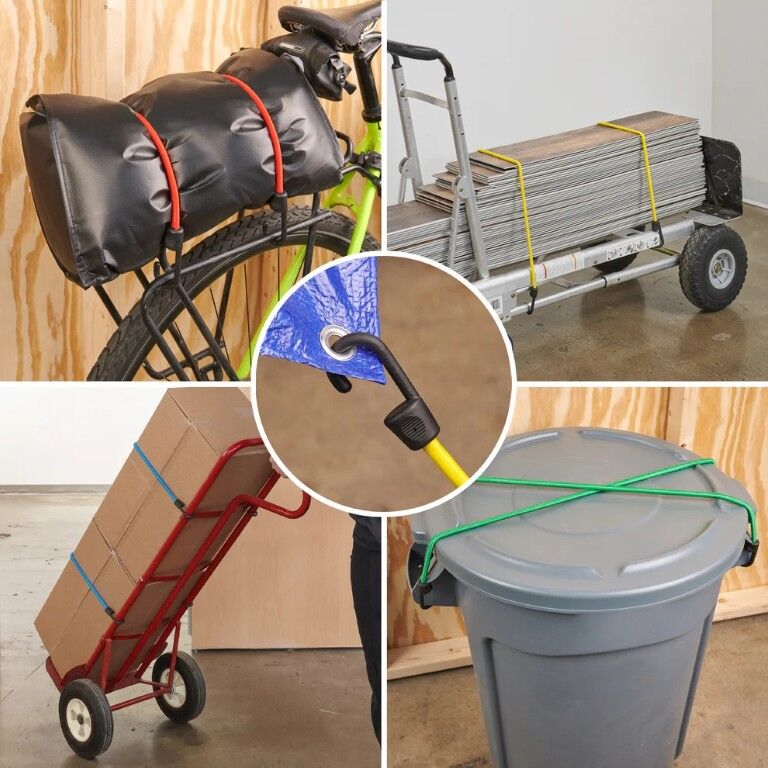 Wrap-It Storage Bungee Buddy - Bungee Cord Organizer, 3-Pk