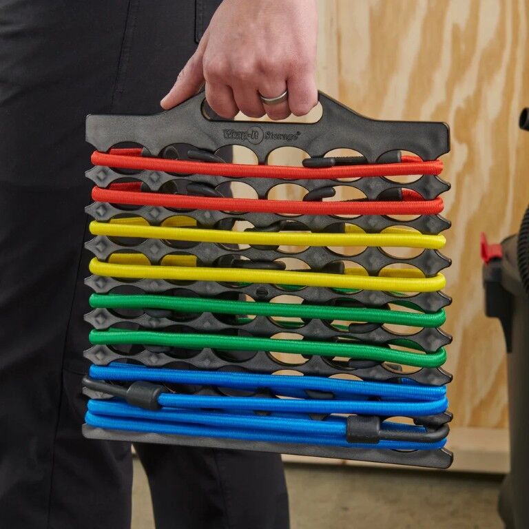 Wrap-It Storage Bungee Buddy - Bungee Cord Organizer, 3-Pk