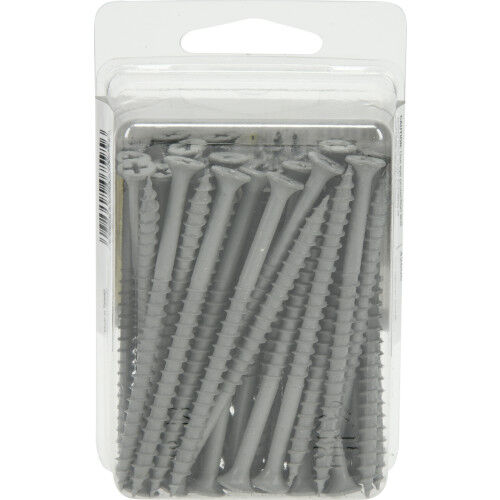 Hillman Fas-N-Tite Exterior Coated Wood Screws, #10 x 3-In, 50-Pc