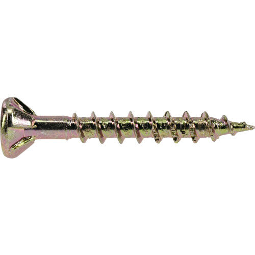 Hillman Power Pro Premium Interior Wood Screws, #6 x 1-In, 100-Pk