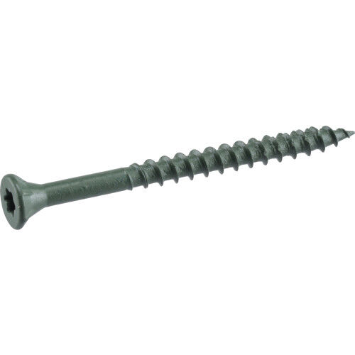 Hillman Deck Plus Green #8 X 1 5/8-In Deck Screws, 1-Lb