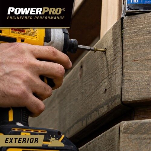 Hillman Power Pro Premium Exterior Wood Screws, #8 x 1 1/2-In, 1-Lb