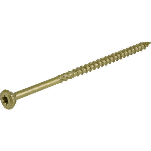 Hillman Power Pro Exterior #10 X 4-In Wood Screws, 1-Lb