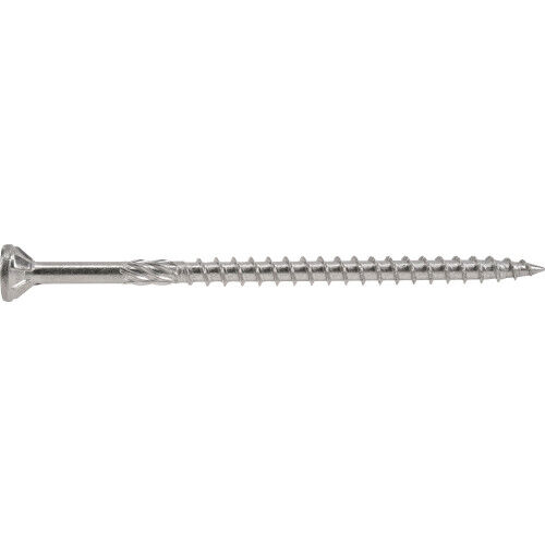 Hillman Power Pro Premium 305 Stainless Steel Wood Screws, #10 x 3 1/2-In, 1-Lb