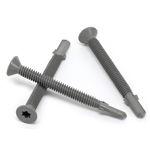 Hillman Power Pro Flat Head Fine Thread Self Drilling #12-24 X 2 3/4-In Screws, 30-Pc