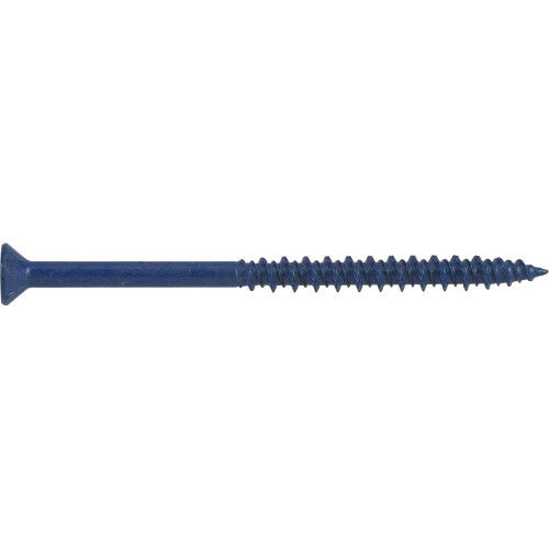 Hillman Power Pro Blue Flat-Head Concrete Screw Anchors, 3/16-In x 3-1/4-In, 100-Pk