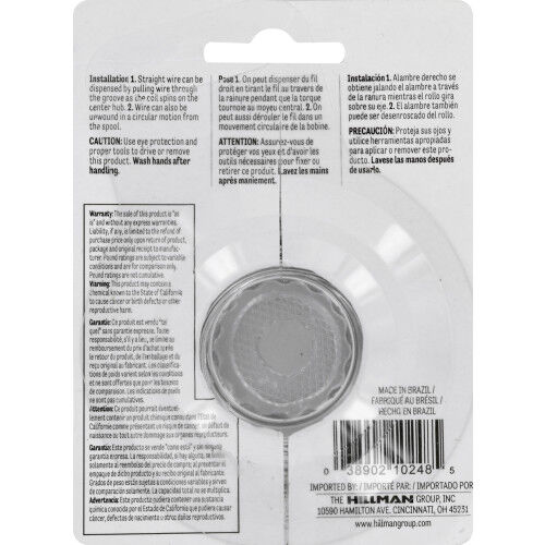 Hillman Hobby #24 X 250-Ft Galvanized Wire, 10-Lb